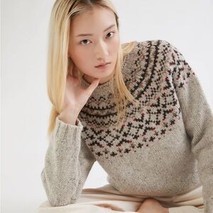 SOLD Folkloore Scottish Fair Isle Nordic Sweater